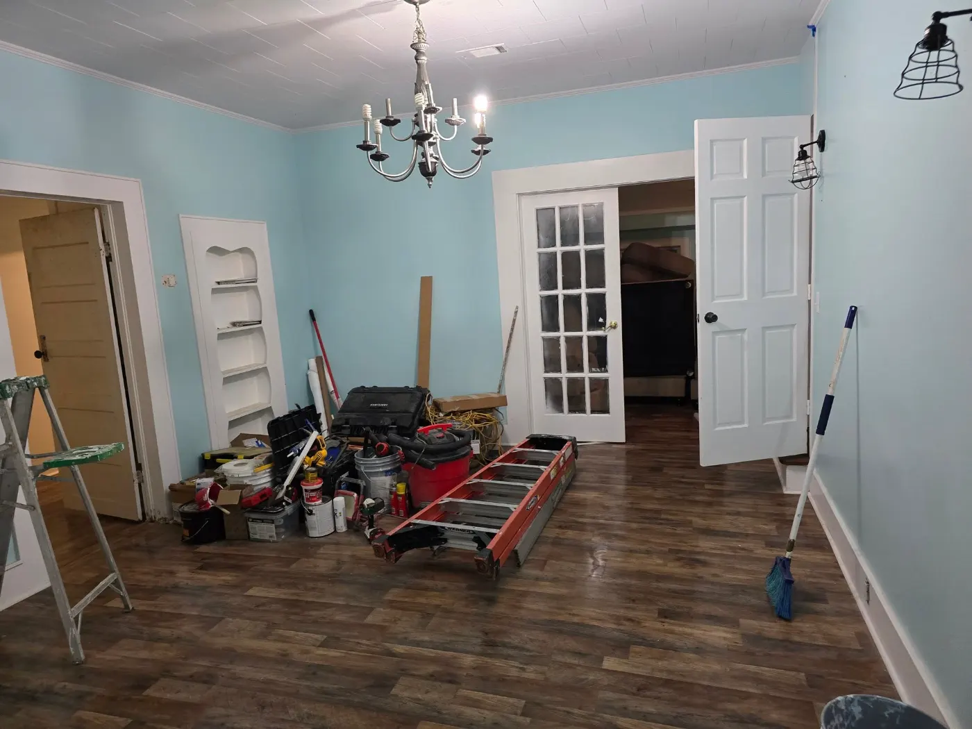 Dining room remodel underway by BuildRight Home Improvement