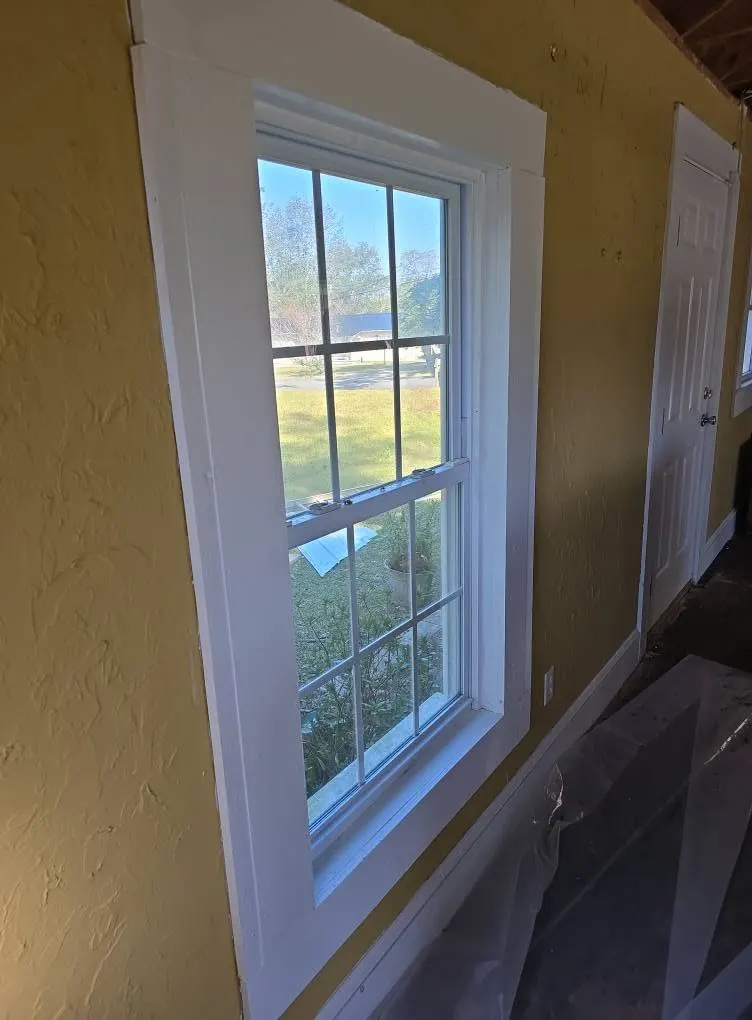 New window, trimmed and sealed by BuildRight Home Improvement