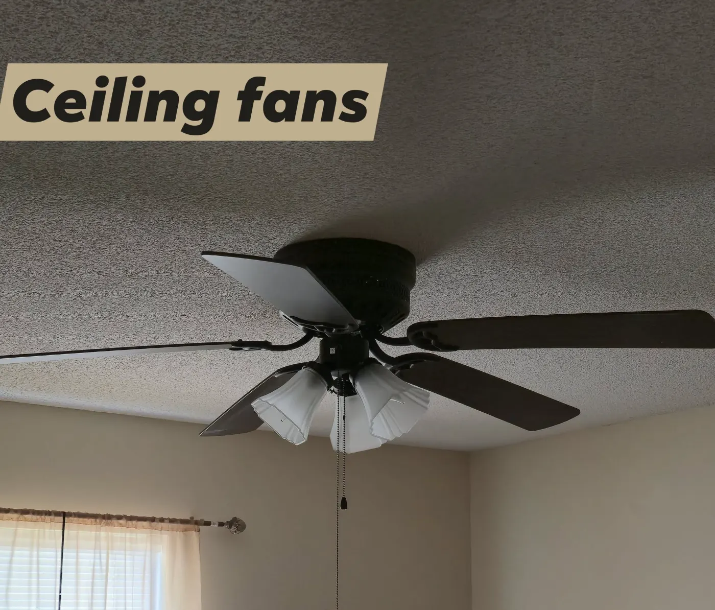 New ceiling fans installed by BuildRight Home Improvement