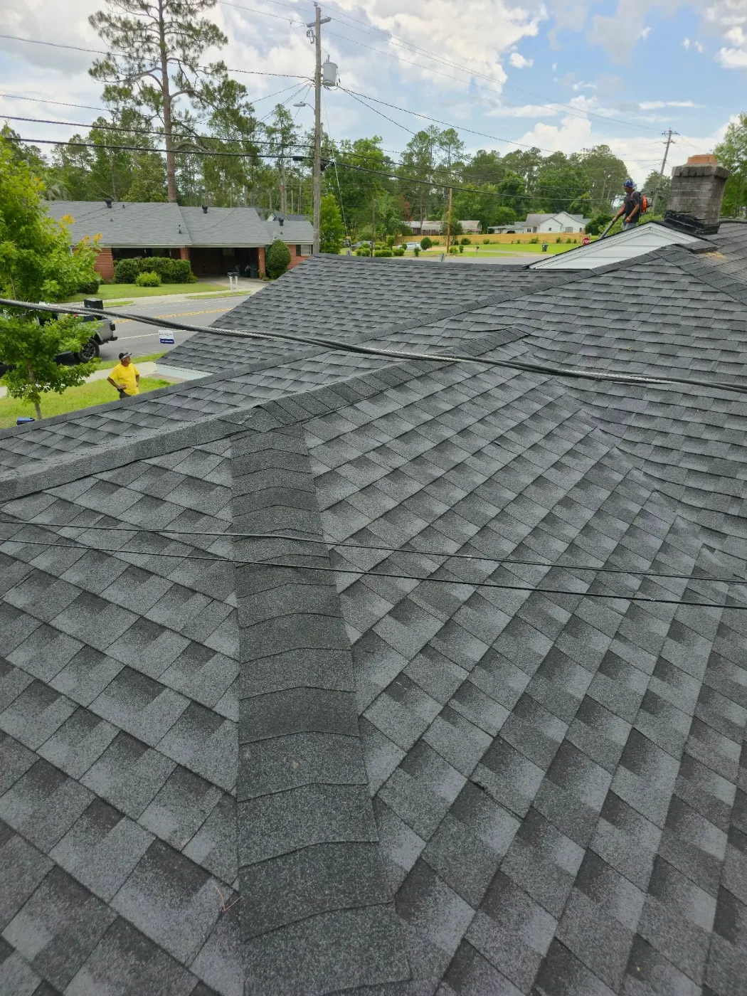Roof replacement in progress by BuildRight Home Improvement