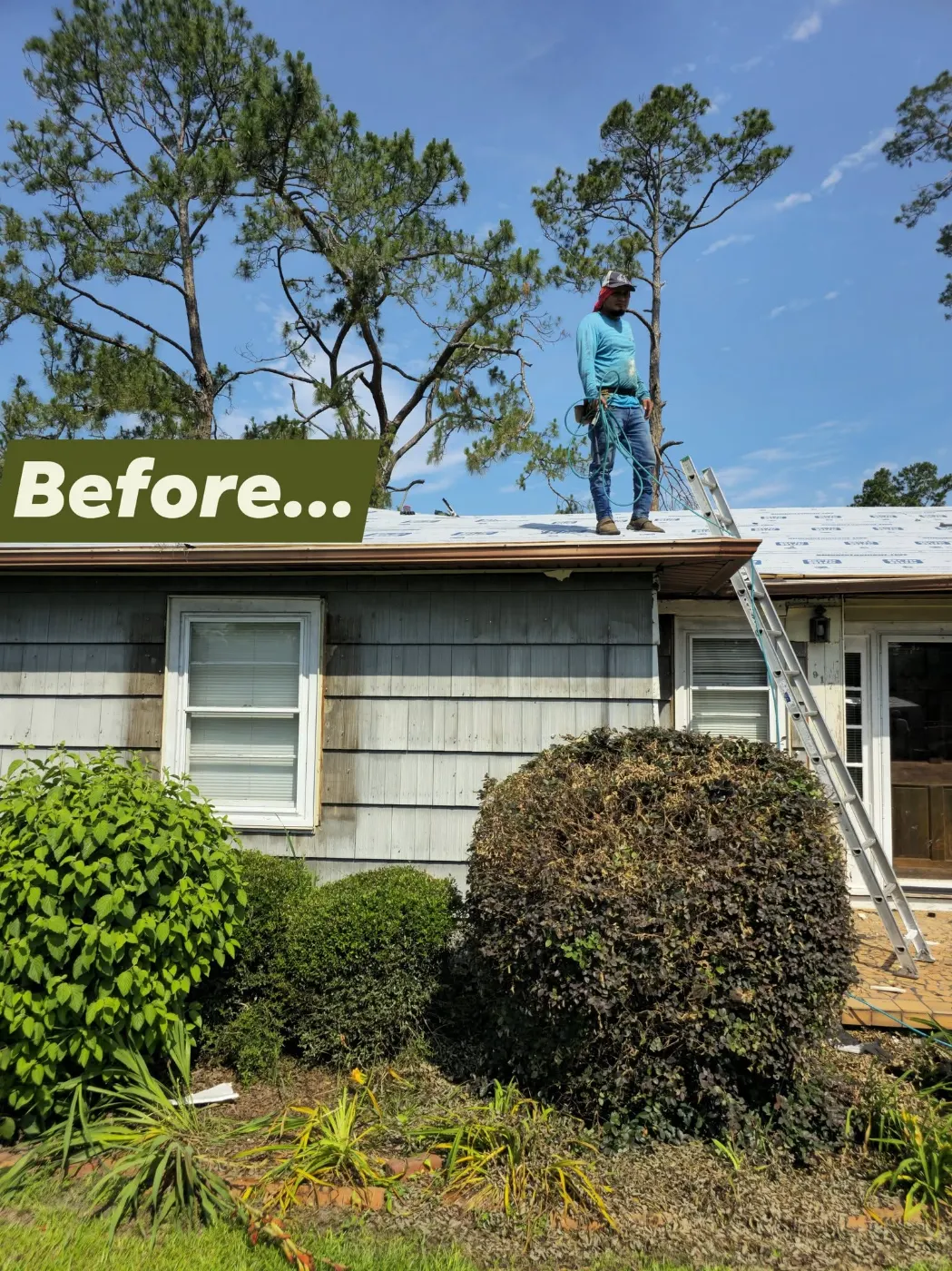 Before: exterior ready for a refresh by BuildRight Home Improvement
