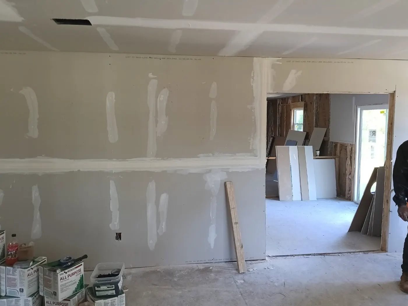 Drywall hung and taped by BuildRight Home Improvement