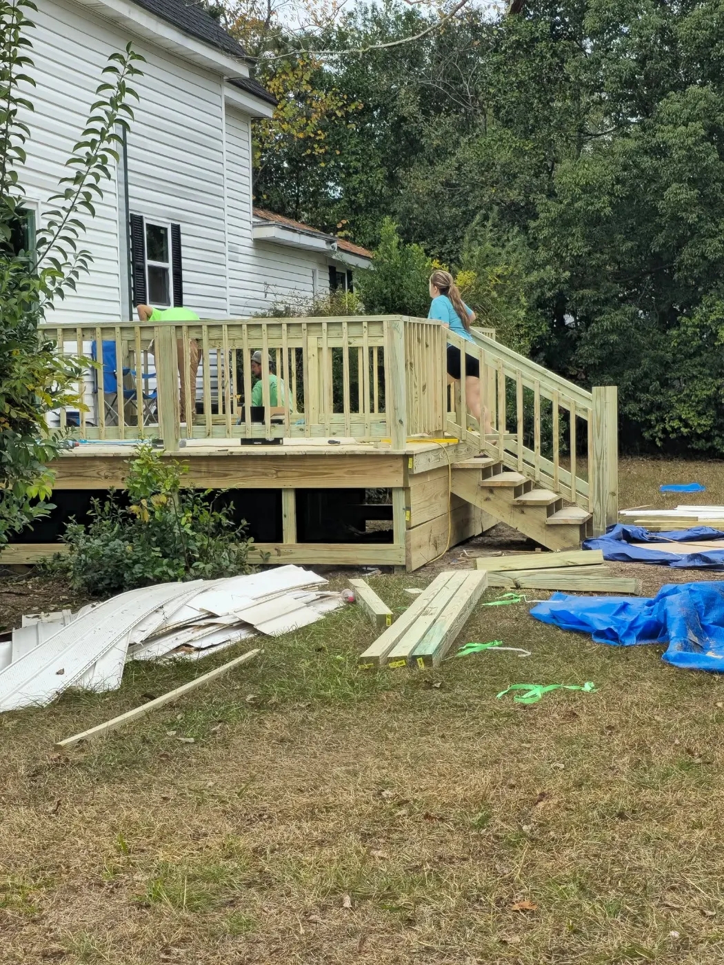 New deck build by BuildRight Home Improvement