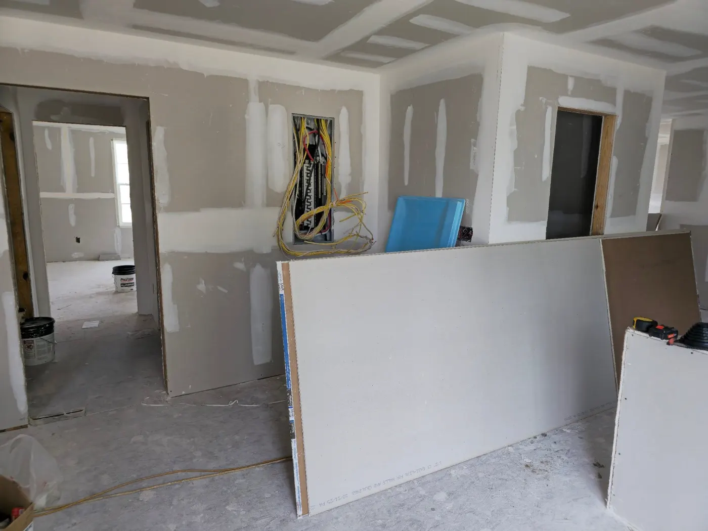 Drywall on a full remodel by BuildRight Home Improvement