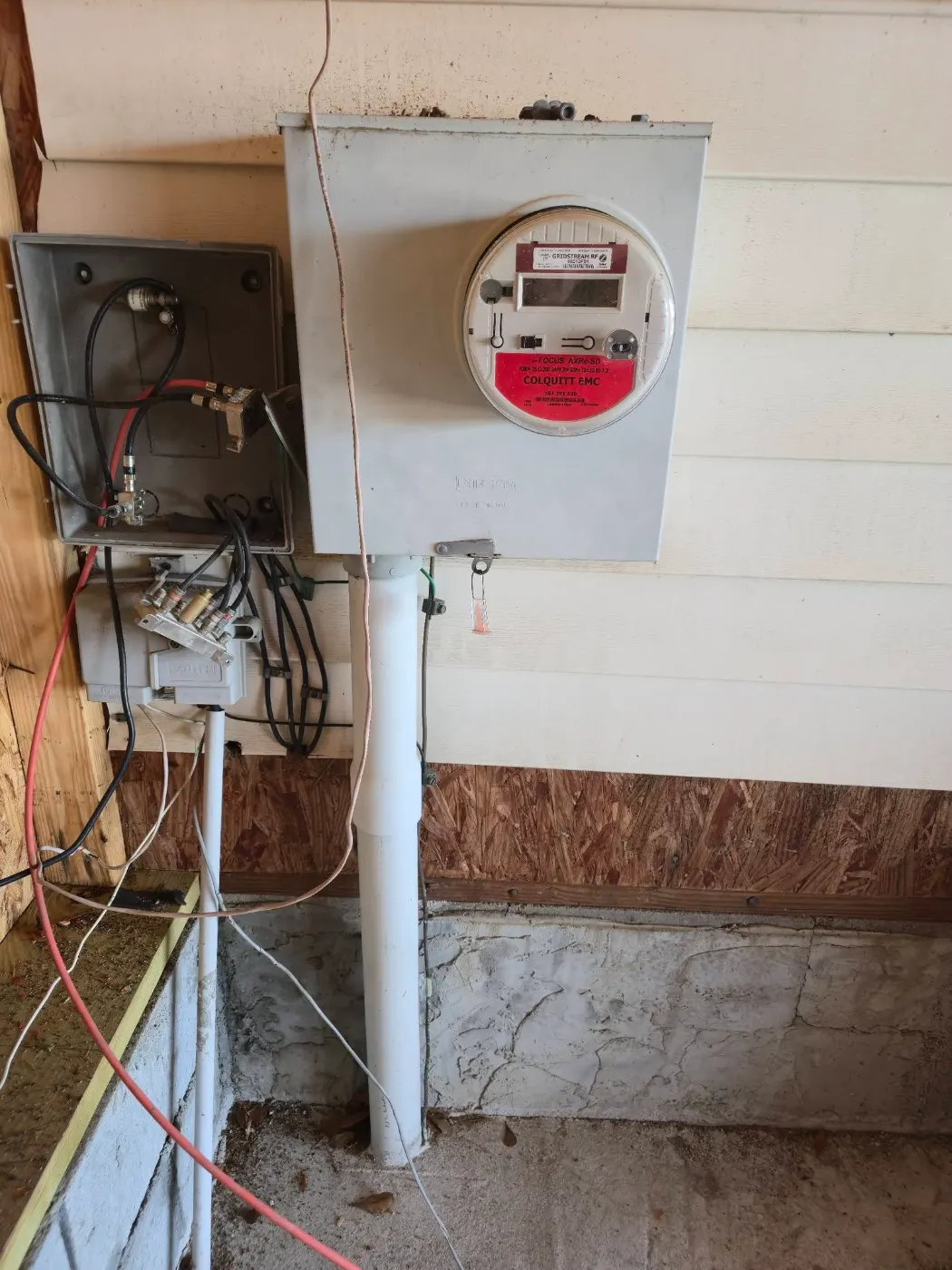 Electrical panel and meter base by BuildRight Home Improvement
