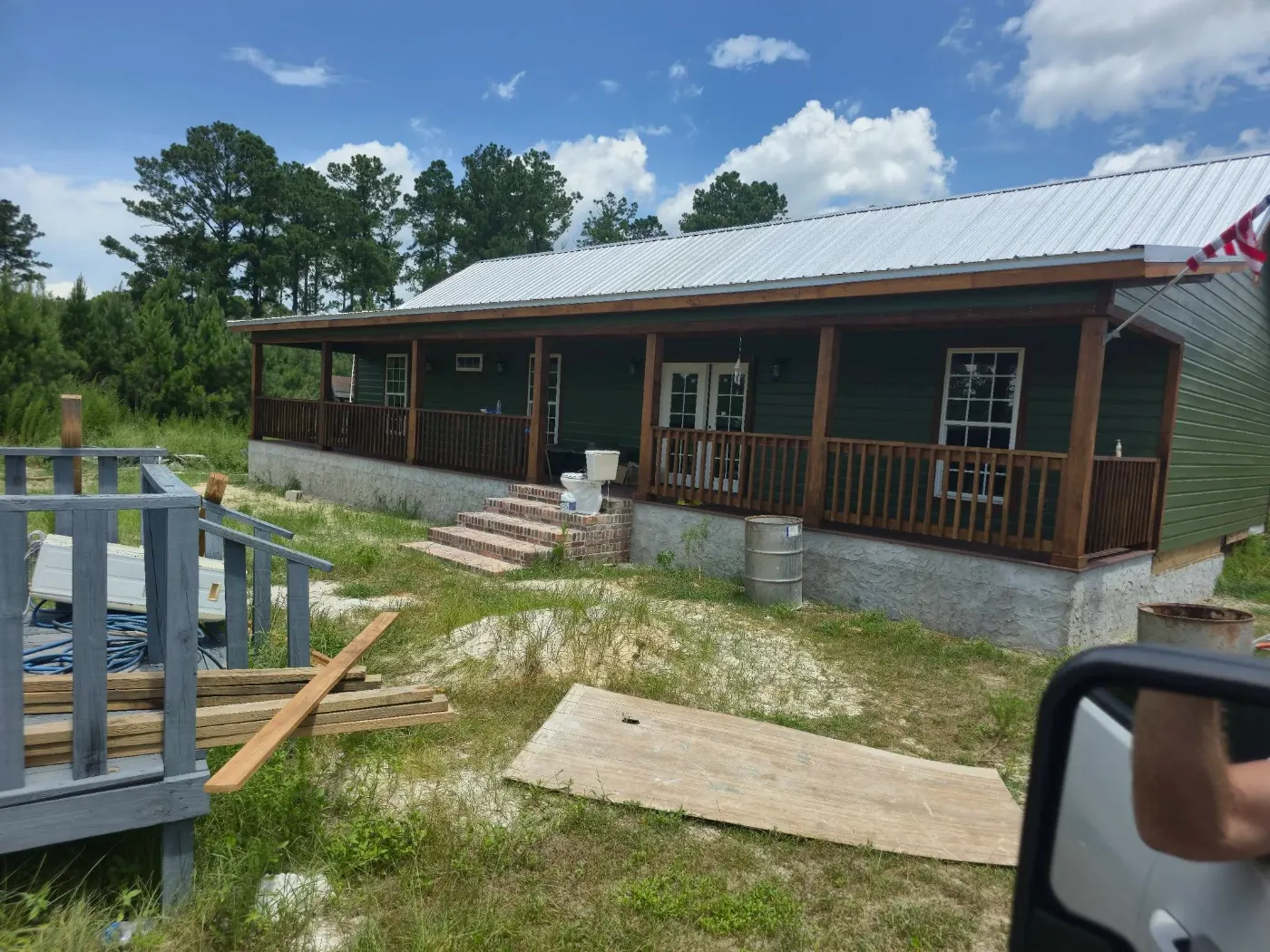 New metal roof on a ranch home by BuildRight Home Improvement